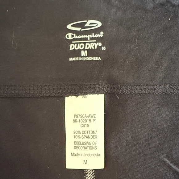 C9 by Champion Duo Dry Active Pants Medium Black Moisture Wicking NWT - Picture 2 of 5
